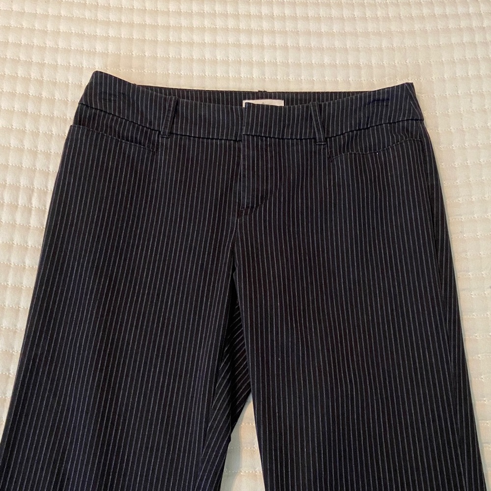 Pinstripe Black Pants